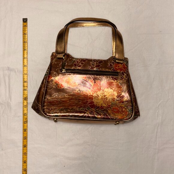 Patricia Nash "Vattaro" Frame Bag Italian Pheasant Print - Picture 2 of 8